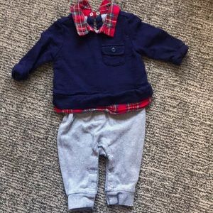 GAP kids. All in one, button-down, top, and pants.